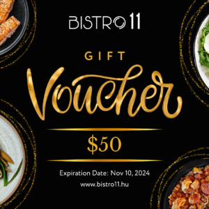 Bistro11 Gift Voucher - $50 Dinner Experience